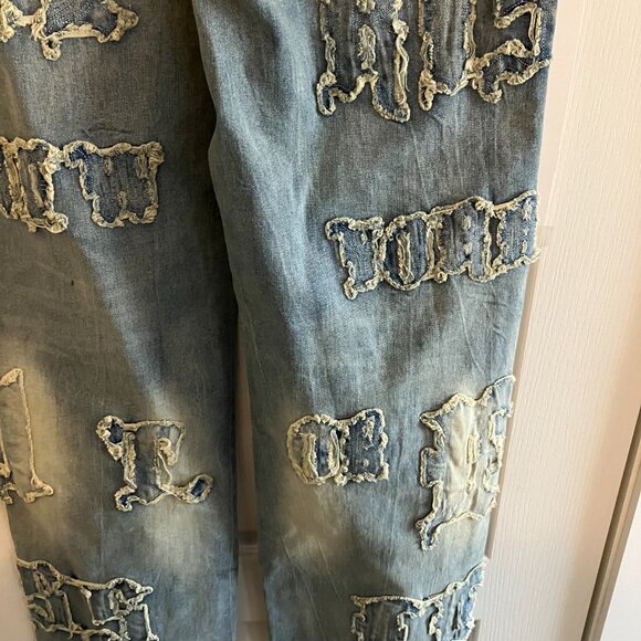 Smoke Rise Red Jeans Size 11/29 Blue Denim Acid Wash High Rise Flare Curvy Fit - Picture 11 of 14